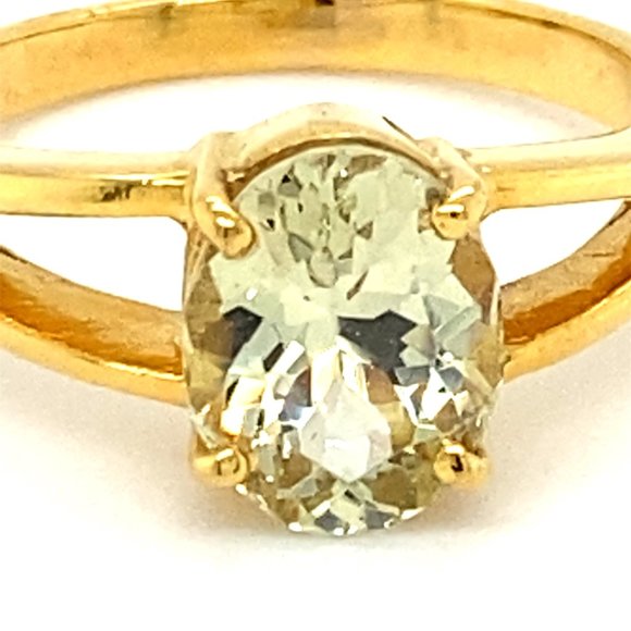 Certified Grossular 2.30ct Solid 18K Gold Ring - Picture 6 of 7